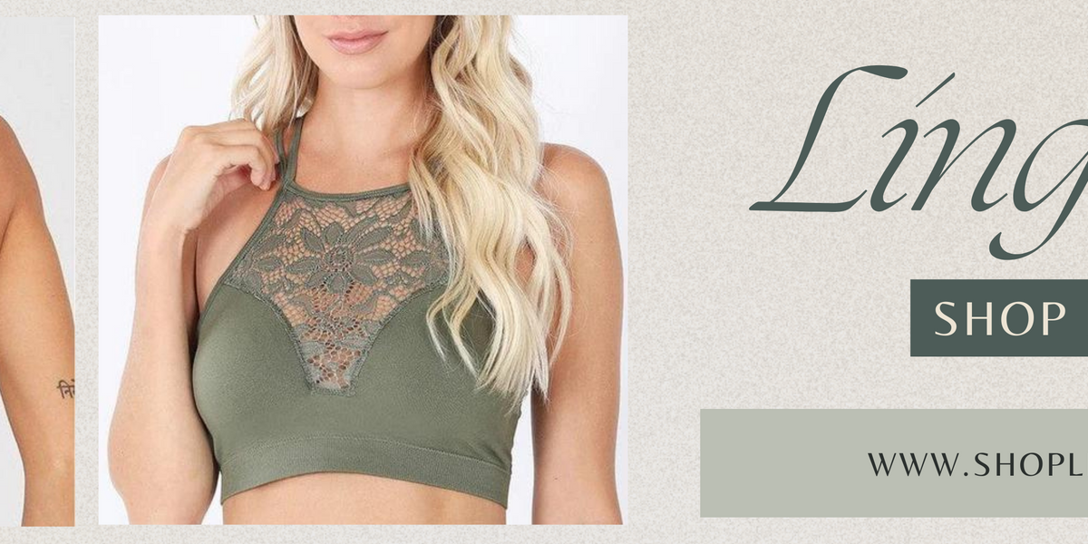 TD Collections Women's Deep V Neck Lace Bralette - Basic Stretch