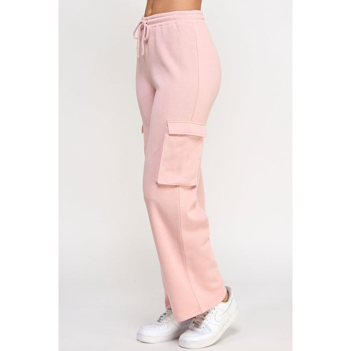 Fleece Cargo Pocket Straight Leg Jogger