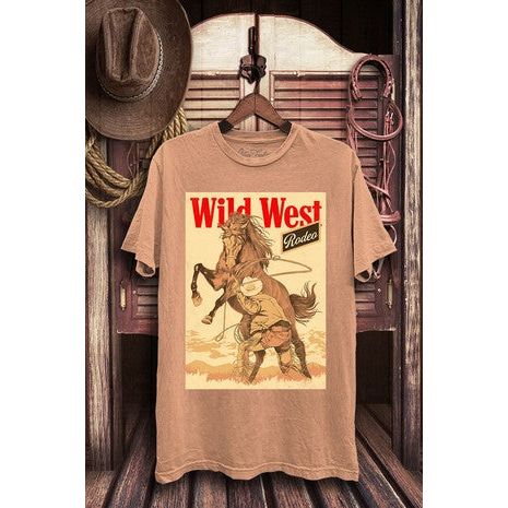 Wild West Rodeo Graphic Top