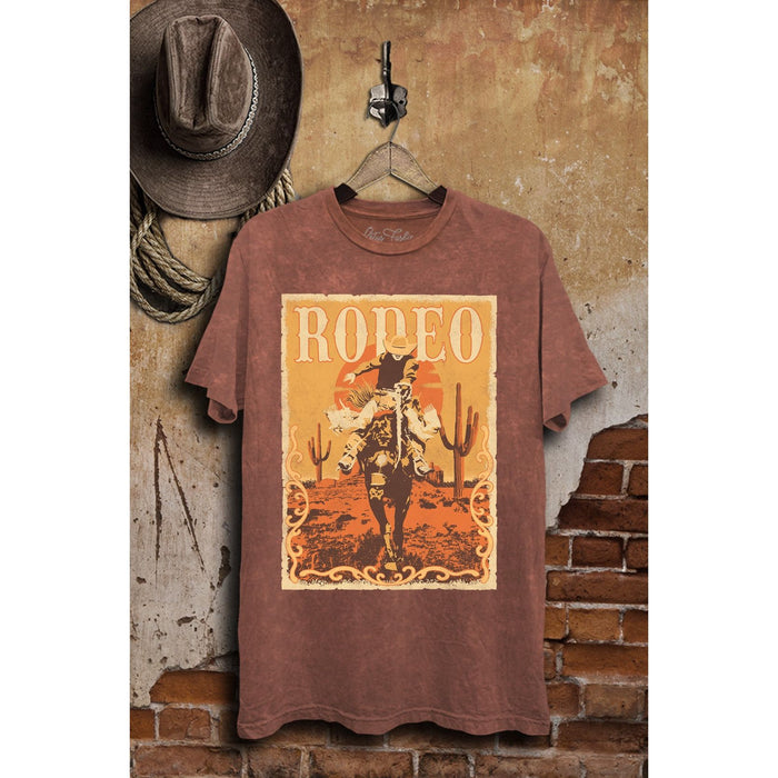 Rodeo Cowboys Graphic Top