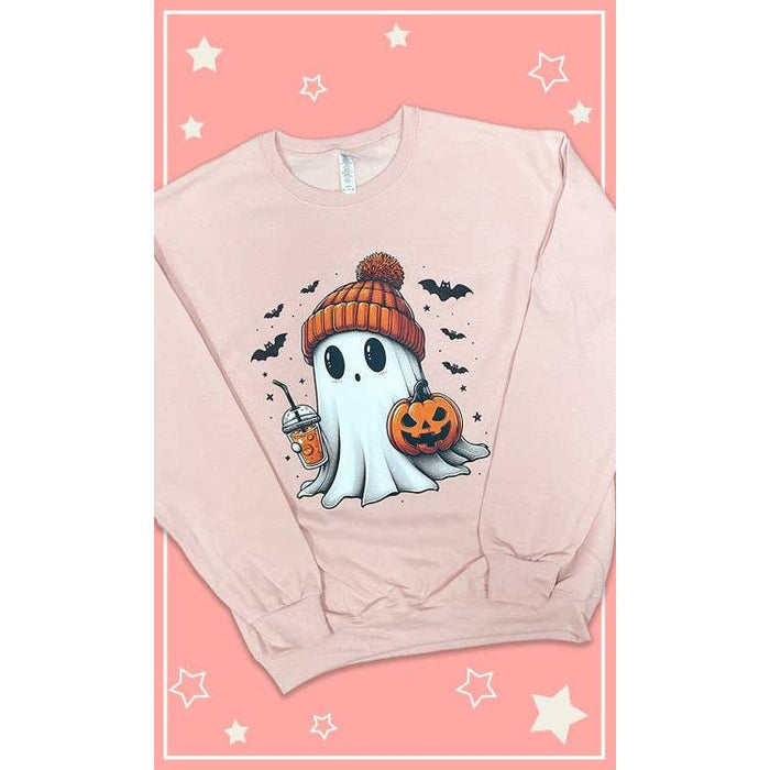 Batty Ghost Graphic Sweatshirt