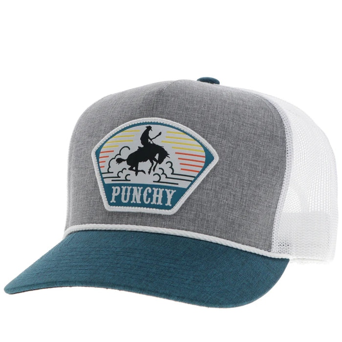 Cavvy 5-Panel Trucker with Turquoise / Yellow Patch - OSFA