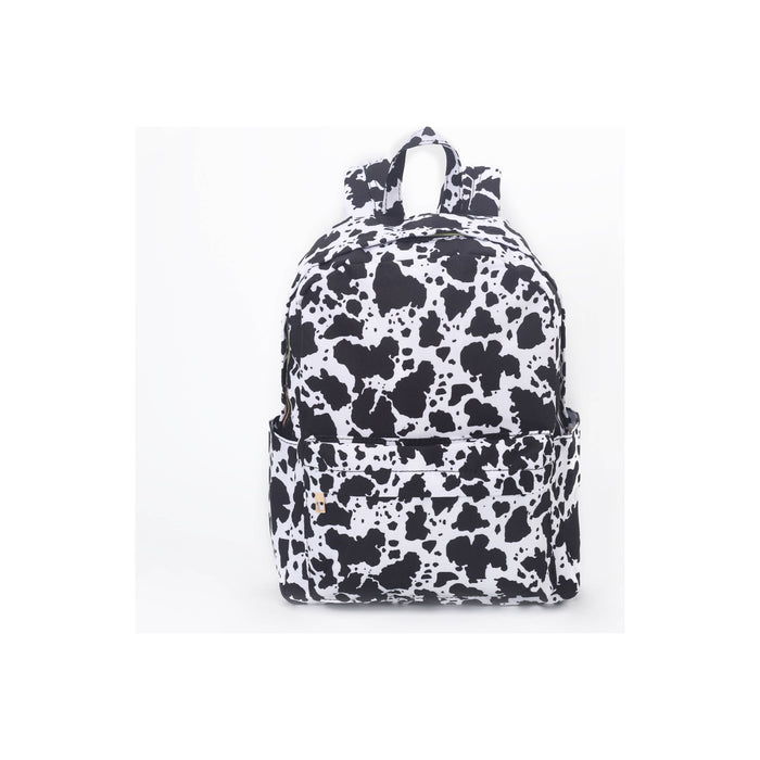 Cow Print Kids Padded Versatile Backpack