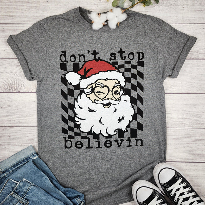 Don't Stop Believin - Graphite Tee