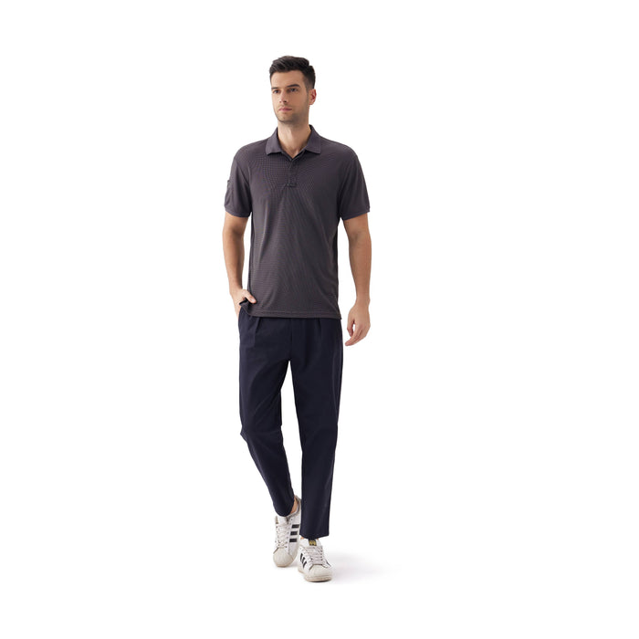 LeeHanTon Men's Waffit Series Polo