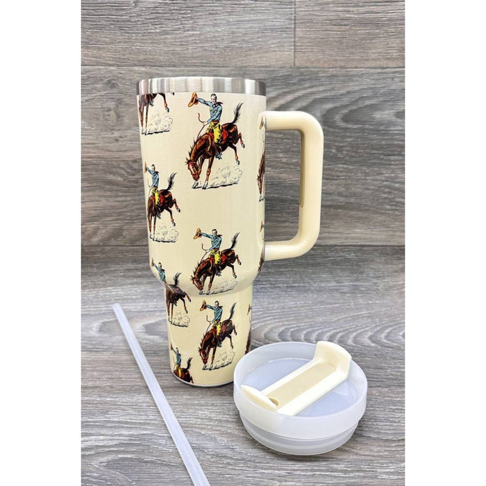 Western Cowboy Stainless Steel Tumblers Cup 40oz