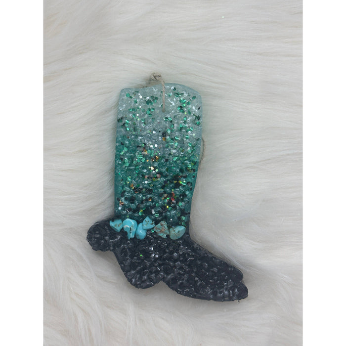 Turquoise Two Step Boot