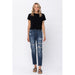 High-rise distressed boyfriend- Judy Blue Jeans