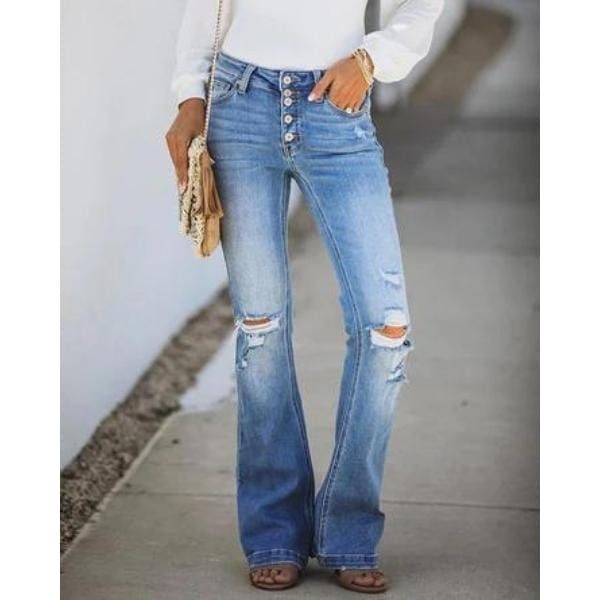 Micro flared jeans — LECCE