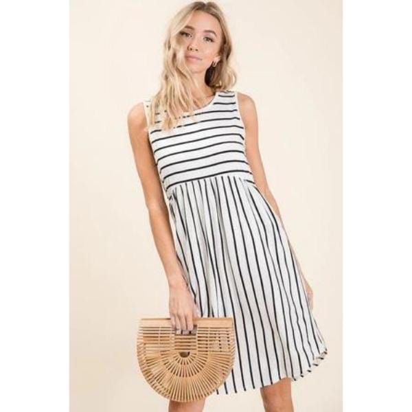 Stripe Swing Dress